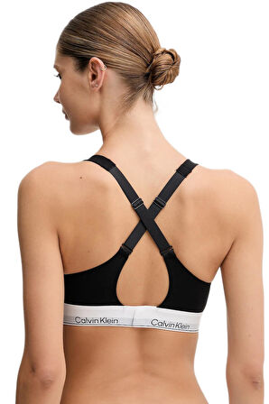 Calvin Klein Kadın Siyah Destekli Lift Bralet Sütyen LV00QF8500