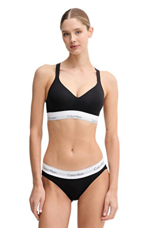 Calvin Klein Kadın Siyah Destekli Lift Bralet Sütyen LV00QF8500