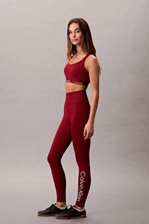 Calvin Klein Tam Boy Kadın Kırmızı Tayt  LVGWS5L612-AF8