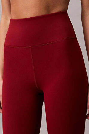Calvin Klein Tam Boy Kadın Kırmızı Tayt  LVGWS5L612-AF8