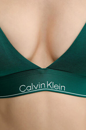 Calvin Klein Kadın Yeşil Üçgen Bralet Sütyen LV00QF8498