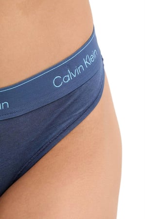 Calvin Klein Kadın Mavi Tanga LV00QF8518