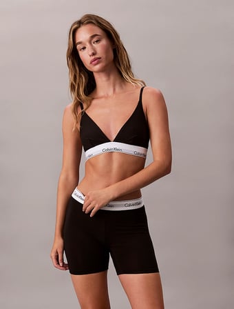 CALVIN KLEIN Kadın Marka Logolu Şık Tasarımlı Günlük Kullanıma Uygun SİYAH Sütyen LV00QF8508 UB1