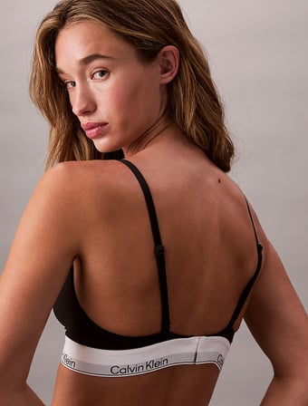 CALVIN KLEIN Kadın Marka Logolu Şık Tasarımlı Günlük Kullanıma Uygun SİYAH Sütyen LV00QF8508 UB1