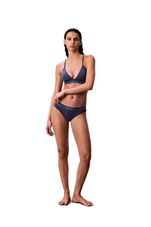 Calvin Klein Kadın Mavi Külot LV00QF8520