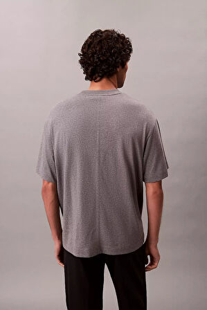Erkek Regular Fit Amblem Logolu T-Shirt - Gri | M