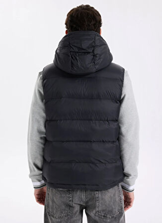 Calvin Klein Jeans Siyah Erkek Yelek LV04RD531GUB1 SVLS NYLON ZIP OFF HO