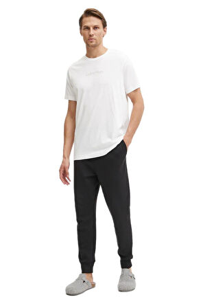 Calvin Klein Erkek Beyaz Yuvarlak Yaka T-Shirt 000NM2748E