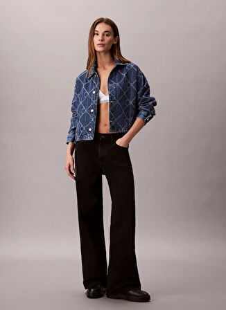 Calvin Klein Jeans Standart Mavi Kadın Ceket LV047D749GYY2