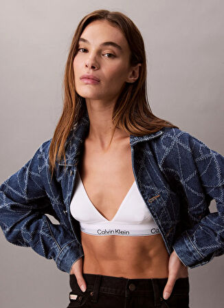 Calvin Klein Jeans Standart Mavi Kadın Ceket LV047D749GYY2