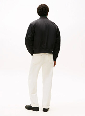 Tommy Hilfiger Normal Siyah Erkek Ceket MW0MW40593BDS_AUTHENTIC BOMBER