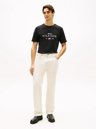 Erkek Brand Love Grafik Logolu Pamuklu T-Shirt - Siyah | M