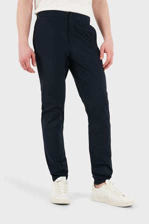 Tommy Hilfiger Pamuk Karışımlı Tapered Fit Normal Bel Pantolon Erkek PANTOLON MW0MW41777 DW5 LACİVERT
