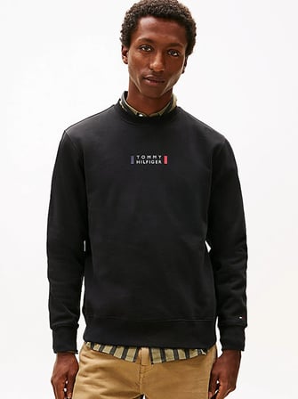 BRAND LOVE SWEATSHIRT Erkek Siyah Sweatshirt - MW0MW41428