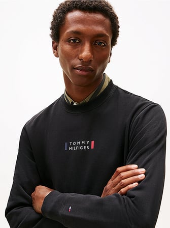BRAND LOVE SWEATSHIRT Erkek Siyah Sweatshirt - MW0MW41428