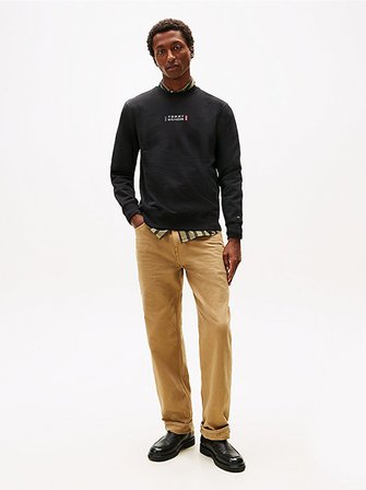 BRAND LOVE SWEATSHIRT Erkek Siyah Sweatshirt - MW0MW41428