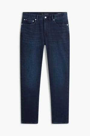 Erkek Slim Bleecker Calder Blue Black Jean Pantolon - Koyu Lacivert | 33/32