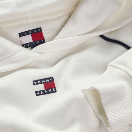 TOMMY HILFIGER Kadın Marka Logolu Günlük Kullanıma Uygun Beyaz1 Sweatshirt DW0DW22544 YBL
