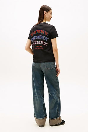 Tommy Jeans Kadın Tişört-DW0DW22516