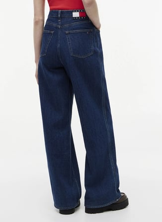 Tommy Jeans Mavi Kadın Denim Pantolon DW0DW224381BK