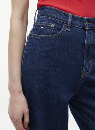 Tommy Jeans Mavi Kadın Denim Pantolon DW0DW224381BK