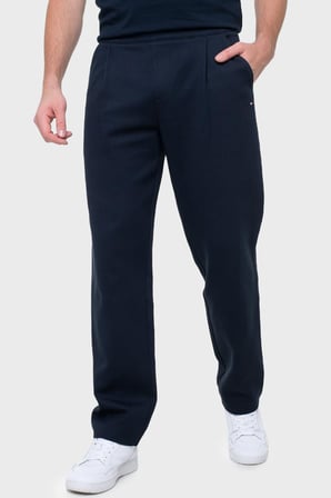 Tommy Hilfiger Pamuklu Regular Fit Düz Paça Jogger Pantolon Erkek PANTOLON MW0MW41763 DW5 LACİVERT