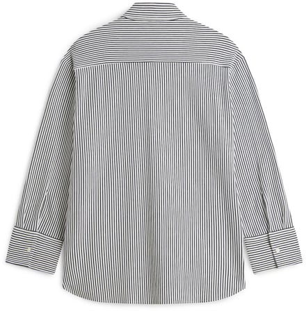 PIQUE STRIPE RLX SHIRT Kadın Beyaz UK Gömlek - WW0WW47878
