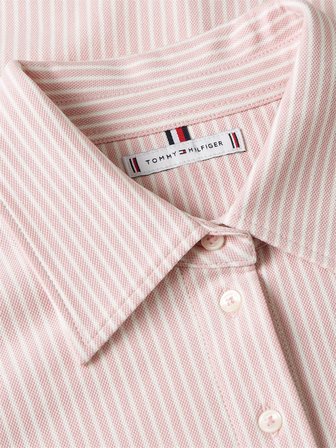 PIQUE STRIPE RLX SHIRT Kadın Pembe UK Gömlek - WW0WW47878