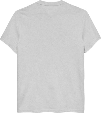 TOMMY HILFIGER Erkek Logolu Pamuklu Bisiklet Yakalı  Şık Görünüşlü Günlük Kullanıma Uygun Gri T-Shirt DM0DM22333 P08
