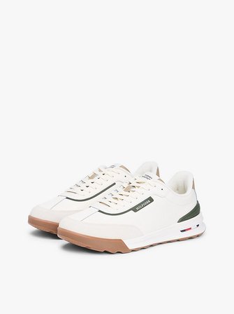 Tommy Hilfiger Erkek Retro Runner Mıx Leather Ayakkabı Fm0Fm05721Z00