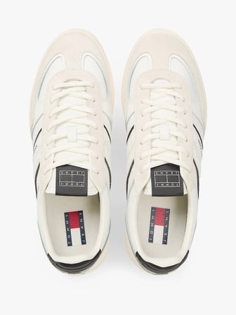 Tommy Hilfiger The Greenwich Edge Karışık Dokulu Erkek Beyaz Sneaker EM0EM016720K9
