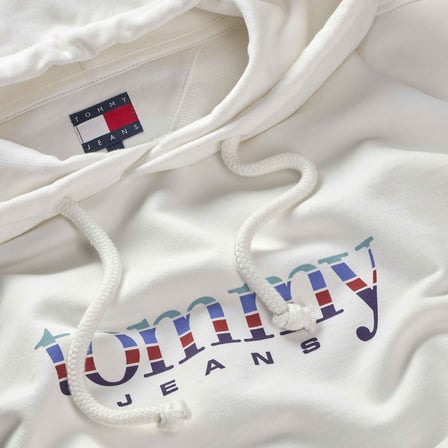 TOMMY HILFIGER Erkek Marka Logolu Günlük Kullanıma Uygun Beyaz1 Sweatshirt DM0DM22642 YBL