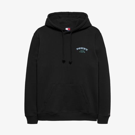 Tommy Hilfiger Jeans Regular Dollar Stack Erkek Siyah Sweatshirt