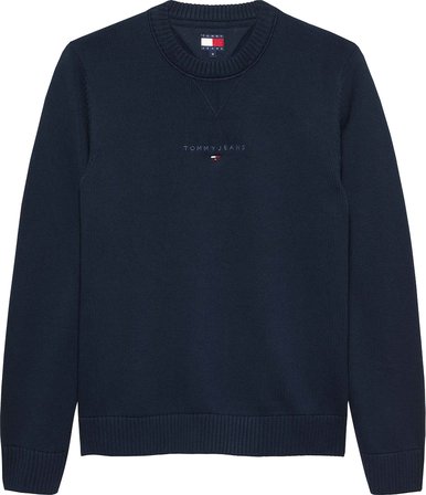 TOMMY HILFIGER Erkek Marka Logolu Günlük Kullanıma Uygun Lacivert Kazak DM0DM22352 C1G