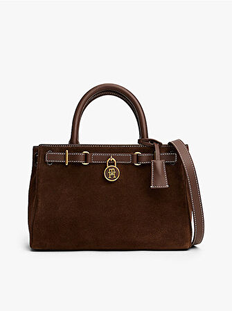 AMERICAN ICON MINI TOTE SUEDE LE Kadın Kahverengi Çanta - AW0AW18202