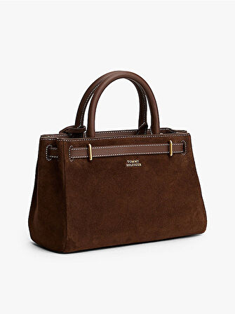 AMERICAN ICON MINI TOTE SUEDE LE Kadın Kahverengi Çanta - AW0AW18202