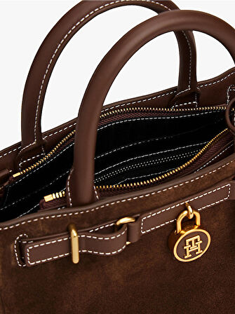 AMERICAN ICON MINI TOTE SUEDE LE Kadın Kahverengi Çanta - AW0AW18202