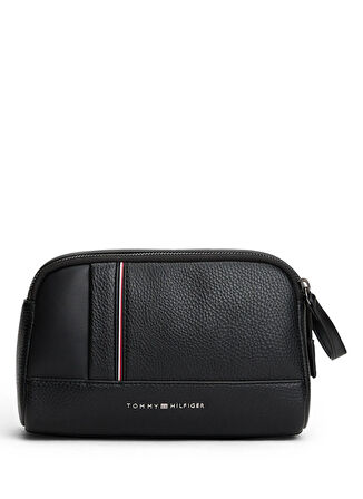 Tommy Hilfiger Siyah Traş Çantası TH CENTRAL WASHBAG