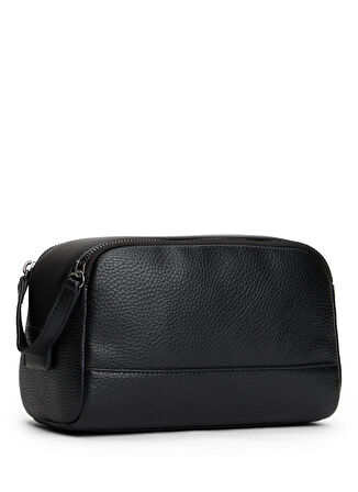 Tommy Hilfiger Siyah Traş Çantası TH CENTRAL WASHBAG