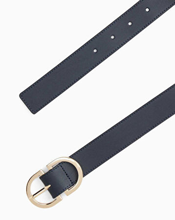Tommy Hilfiger Feminen Oval 25mm Kadın Kemer | 85 cm