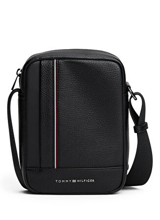 Tommy Hilfiger Siyah Erkek Postacı Çantası TH CENTRAL MINI REPORTER