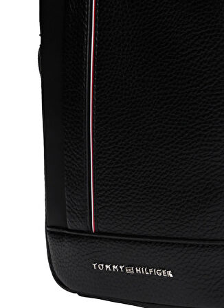 Tommy Hilfiger Siyah Erkek Postacı Çantası TH CENTRAL MINI REPORTER