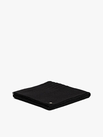 Tommy Hilfiger TH Elevated Chic Yumuşak Kadın Siyah Eşarp AW0AW17788BDS