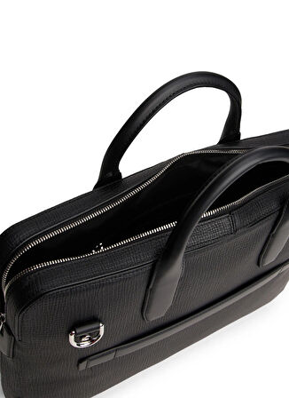 Tommy Hilfiger Siyah Erkek Laptop Çantası TH BUSINESS LEATHER COMPUTER BAG