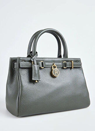 Tommy Hilfiger Deri Haki Kadın Tote Çanta AW0AW17926MT1
