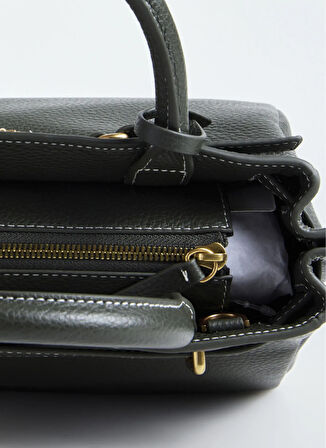 Tommy Hilfiger Deri Haki Kadın Tote Çanta AW0AW17926MT1