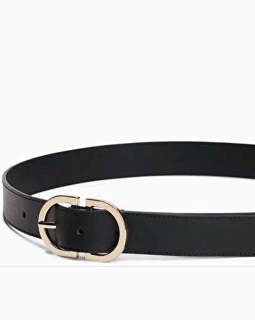 Tommy Hilfiger Feminen Oval 25mm Kadın Kemer | 75 cm
