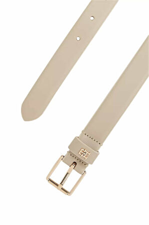 Kadın Monogram Detaylı 2.5 Kemer - Krem | 90