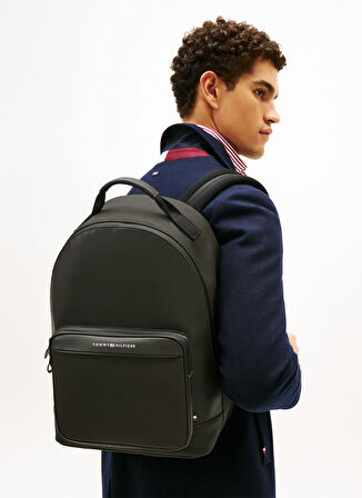 Tommy Hilfiger Haki Erkek Sırt Çantası TH FOUNDATION BACKPACK