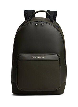 Tommy Hilfiger Haki Erkek Sırt Çantası TH FOUNDATION BACKPACK